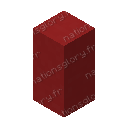Muret en béton rouge