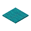 Tapis cyan