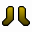 gold boots