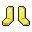 gold boots