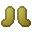 gold boots