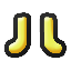 gold boots